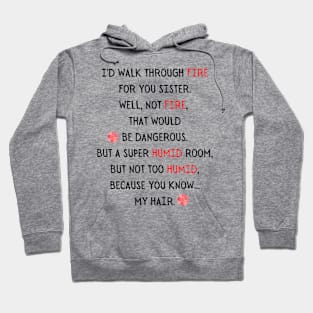 Sister Relationship sibblings Hoodie